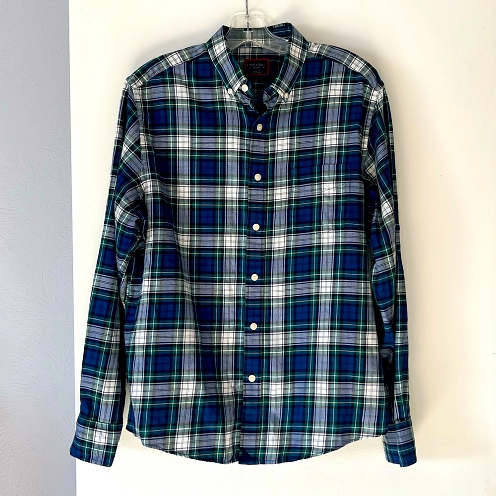 Untuckit Tartan Flannel Button Down Shirt
